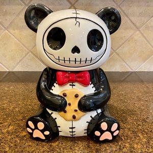 Panda Bear Skeleton Cookie Jar